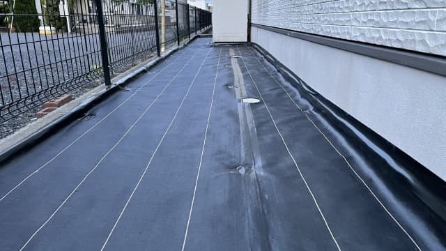 市川市での防草シート施工・整地